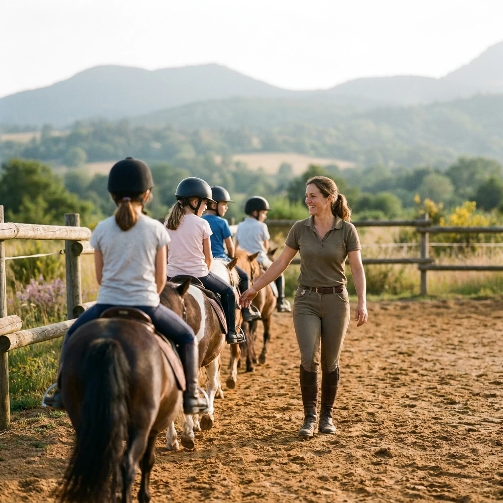 Cours de poney à Riom, Puy-de-Dôme